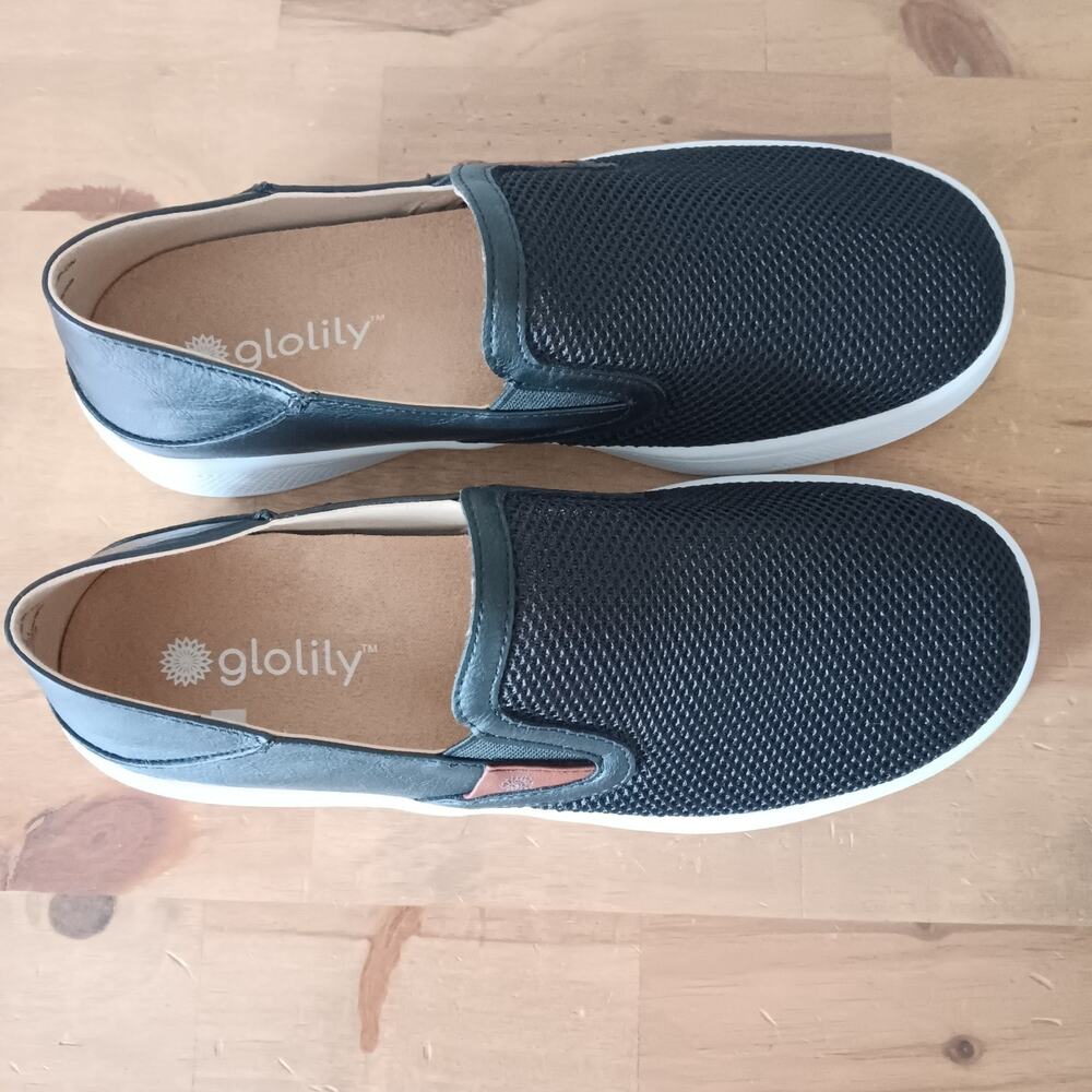 Glolily‎ Ava Breeze Slip-on Sneakers Black Size 8M Orthotic ABS-101 - Picture 4 of 10